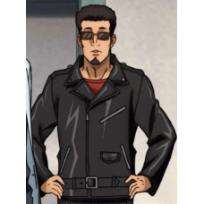 Sakamoto Days Boiled Leather Jacket